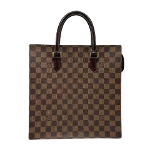 Brown Canvas Louis Vuitton Sac Plat