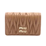 Brown Leather Miu Miu Wallet