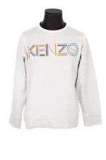 Grey Cotton Kenzo Sweatshirt