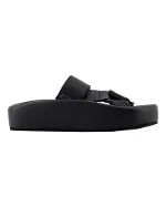 Black Leather Maison Margiela Sandals