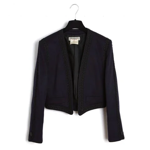 Navy Cashmere Yves Saint Laurent Jacket