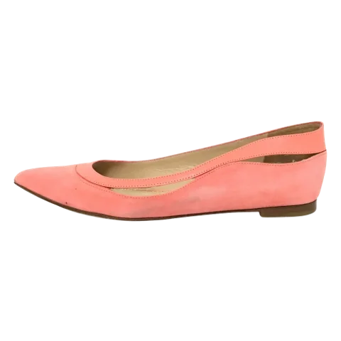 Pink Suede Sergio Rossi Flats