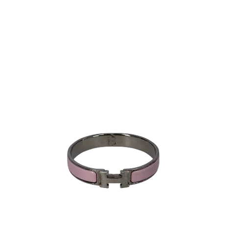 Pink Metal Hermès Bracelet