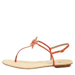 Orange Suede Aquazzura Sandals