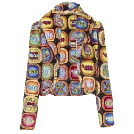 Multicolor Polyester Moschino Jacket