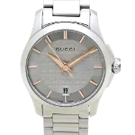 Silver Metal Gucci Watch