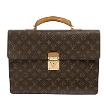 Brown Leather Louis Vuitton Briefcase