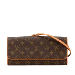 Brown Canvas Louis Vuitton Crossbody Bag