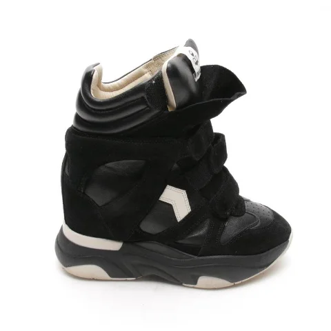 Black Leather Isabel Marant Sneakers