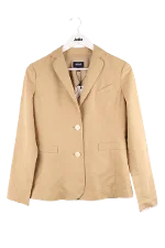 Beige Cotton Armani Blazer