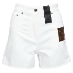 White Denim Louis Vuitton Shorts