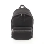 Black Leather Yves Saint Laurent Backpack