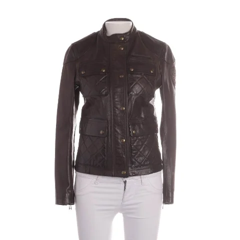 Brown Leather Belstaff Jacket