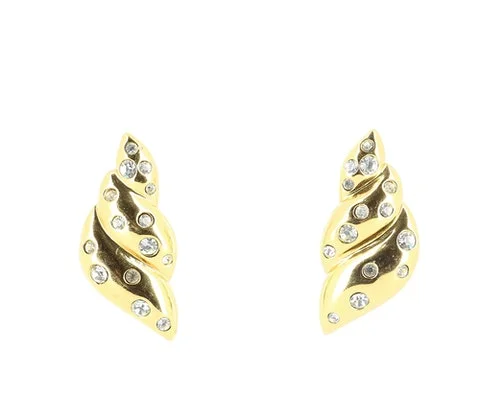 Gold Yellow Gold Yves Saint Laurent Earrings