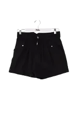 Black Cotton IRO Shorts