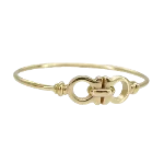 Gold Metal Salvatore Ferragamo Bracelet