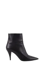 Black Leather Saint Laurent Boots