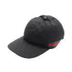 Black Canvas Gucci Hat