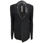 Black Wool Rick Owens Blazer