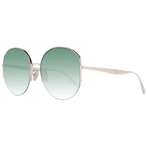 Gold Metal Carolina Herrera Sunglasses
