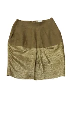 Gold Silk Etro Skirt