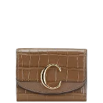 Brown Leather Chloé Wallet