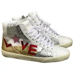 Multicolor Leather Saint Laurent Sneakers