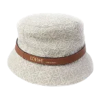 Beige Cotton Loewe Hat