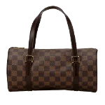 Brown Leather Louis Vuitton Papillon