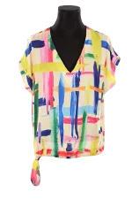 Multicolor Polyester Essentiel Antwerp Top