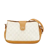 White Canvas Gucci Crossbody Bag