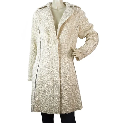 White Wool Nina Ricci Coat