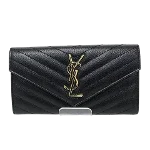 Black Leather Saint Laurent Case