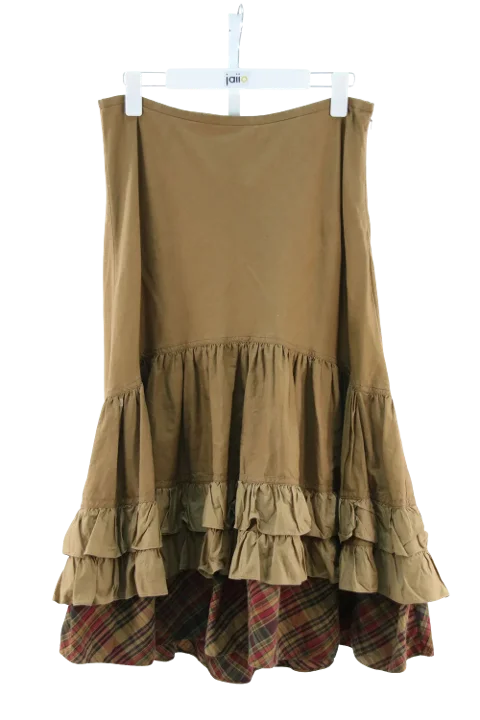 Brown Cotton Ralph Lauren Skirt