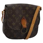 Brown Canvas Louis Vuitton Saint Cloud