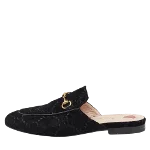 Black Velvet Gucci Flats