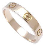 Gold Metal Cartier Ring