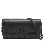 Black Leather Michael Kors Wallet