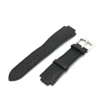Black Leather Louis Vuitton Watch