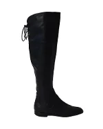 Black Leather Sergio Rossi Boots