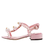 Pink Satin Dolce & Gabanna Sandals