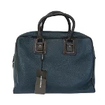 Navy Leather Dolce & Gabbana Briefcase