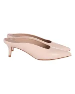 Nude Leather Theory Flats