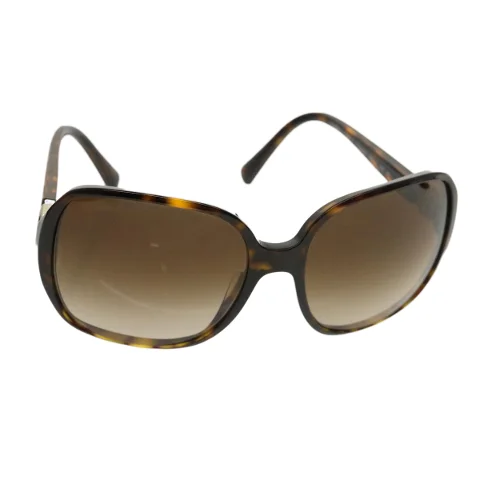 Brown Plastic Chanel Sunglasses