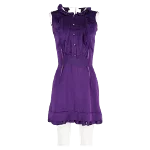 Purple Cotton Mulberry Dress