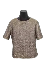 Gold Polyester By Malene Birger Top