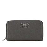 Grey Leather Salvatore Ferragamo Wallet