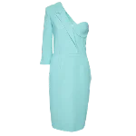 Green Fabric Elisabetta Franchi Dress