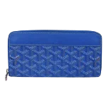 Blue Fabric Goyard Wallet