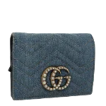 Blue Canvas Gucci Wallet